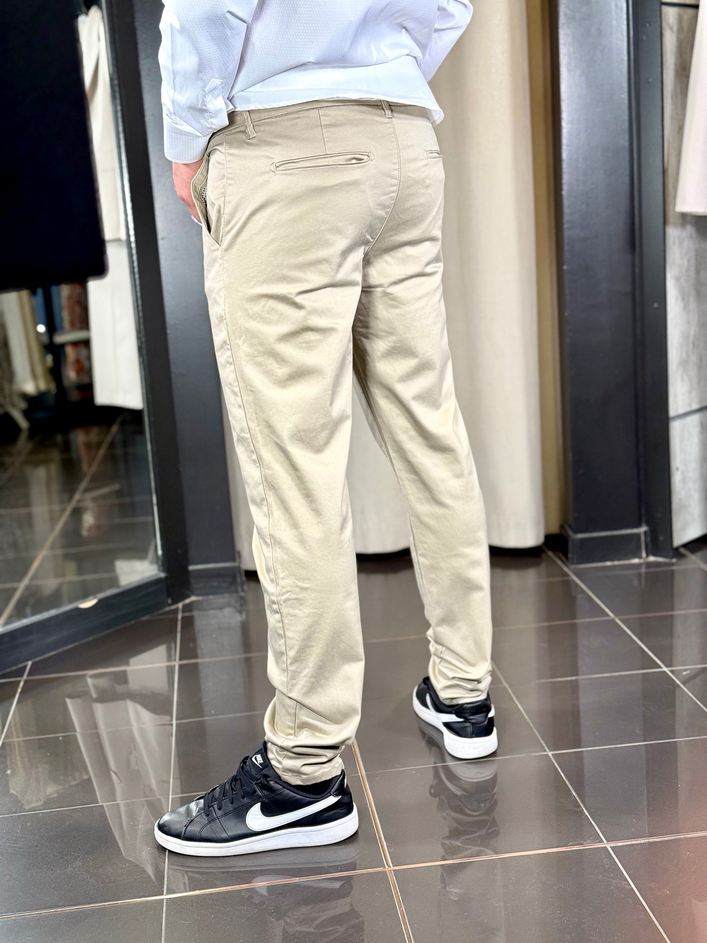 Pantalone Slim beige 119