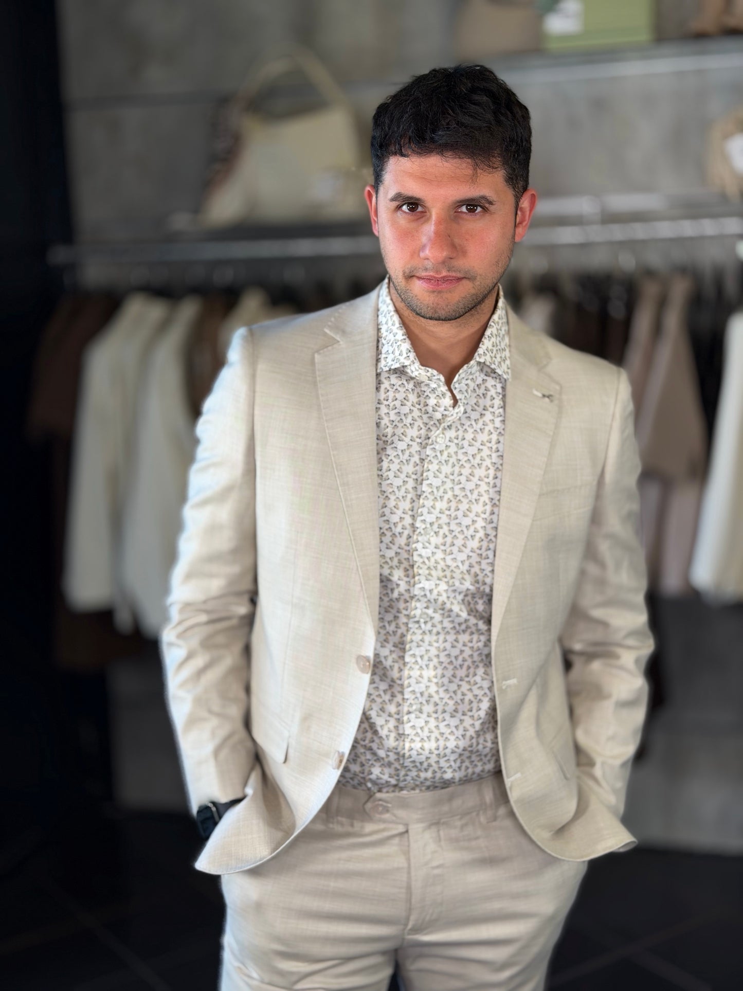 Abito beige (Giacca + Pantalone) 2264