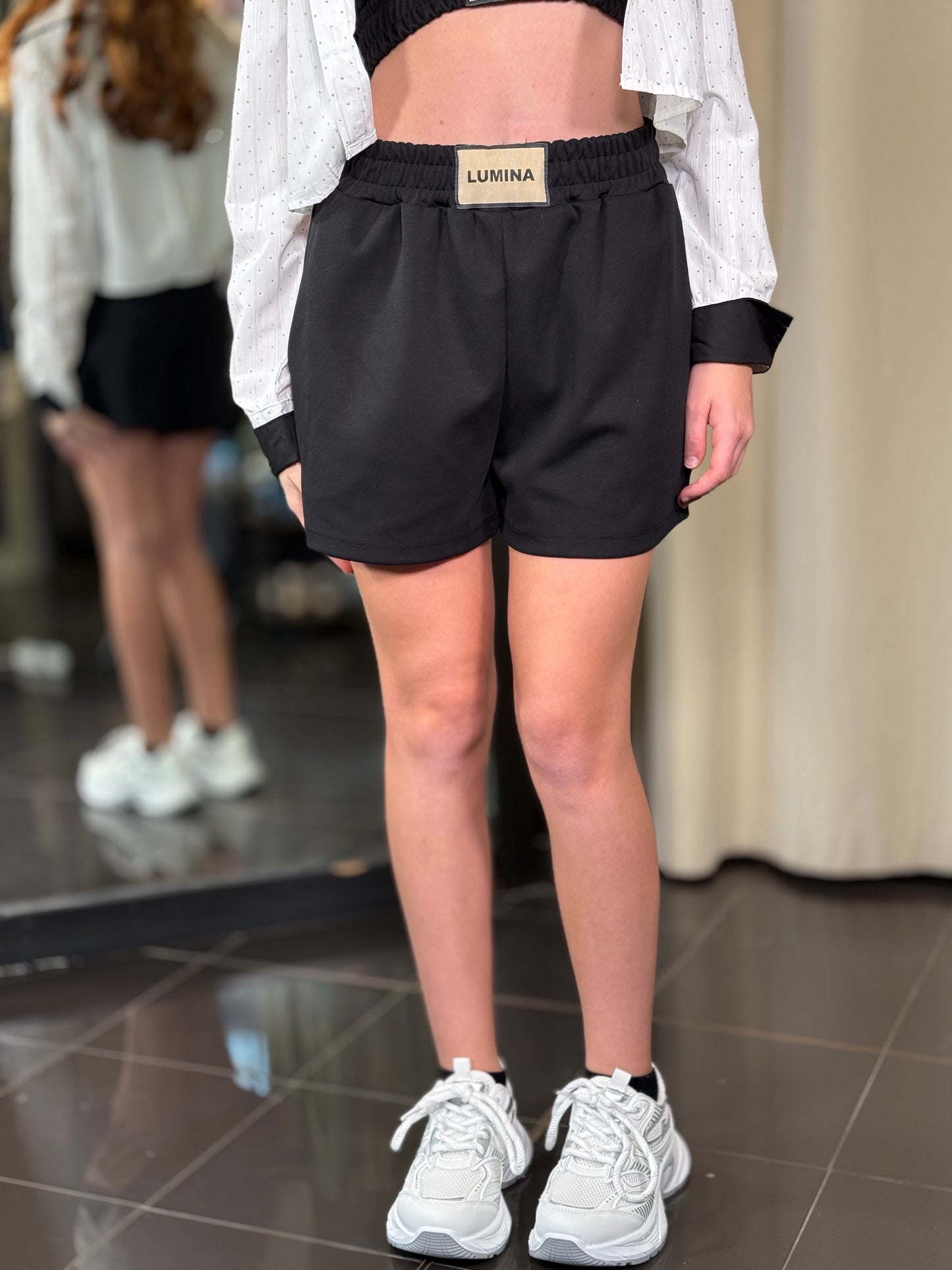 Shorts nero in taglia unica 463