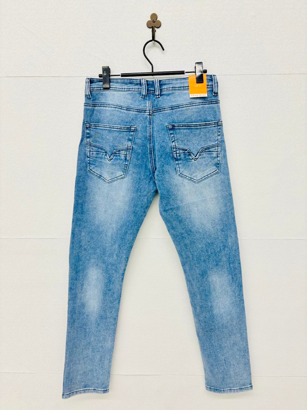 Jeans slavato Slim 2695