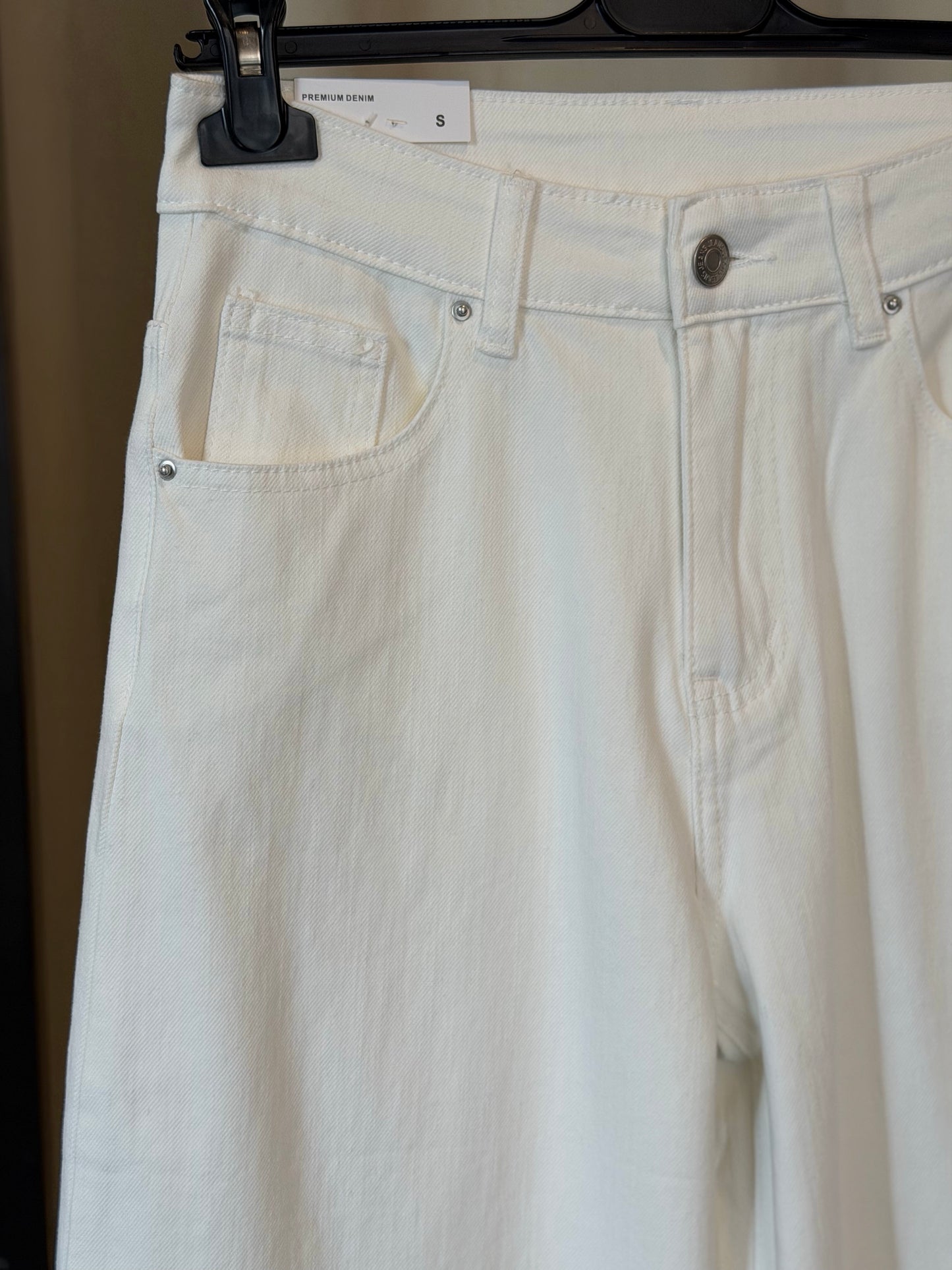 Jeans a palazzo bianco 2503