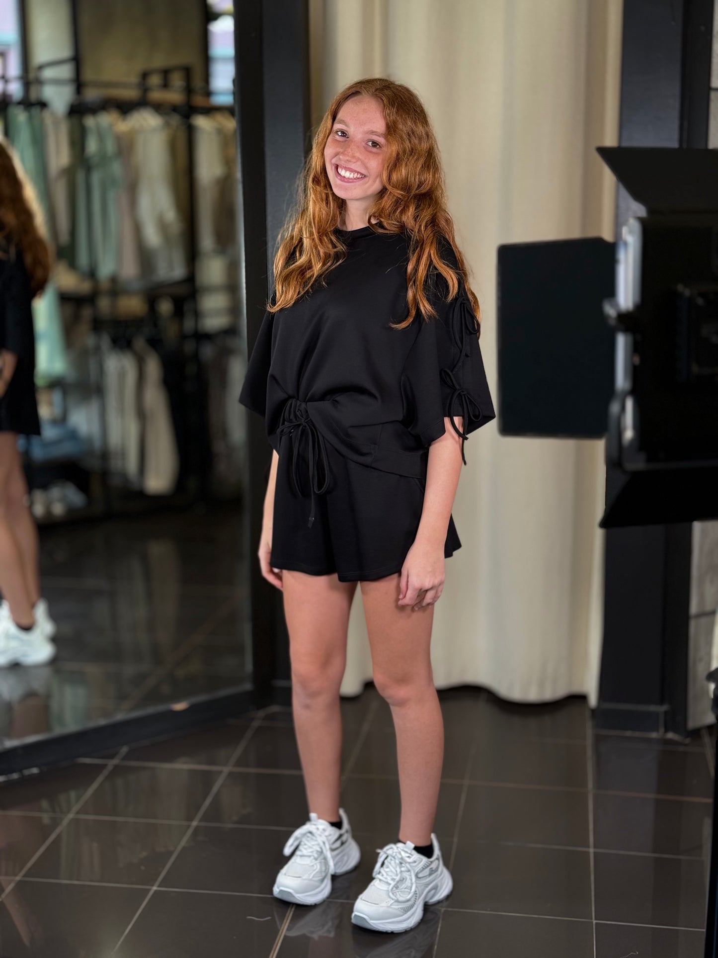 Shorts nero tuta 477