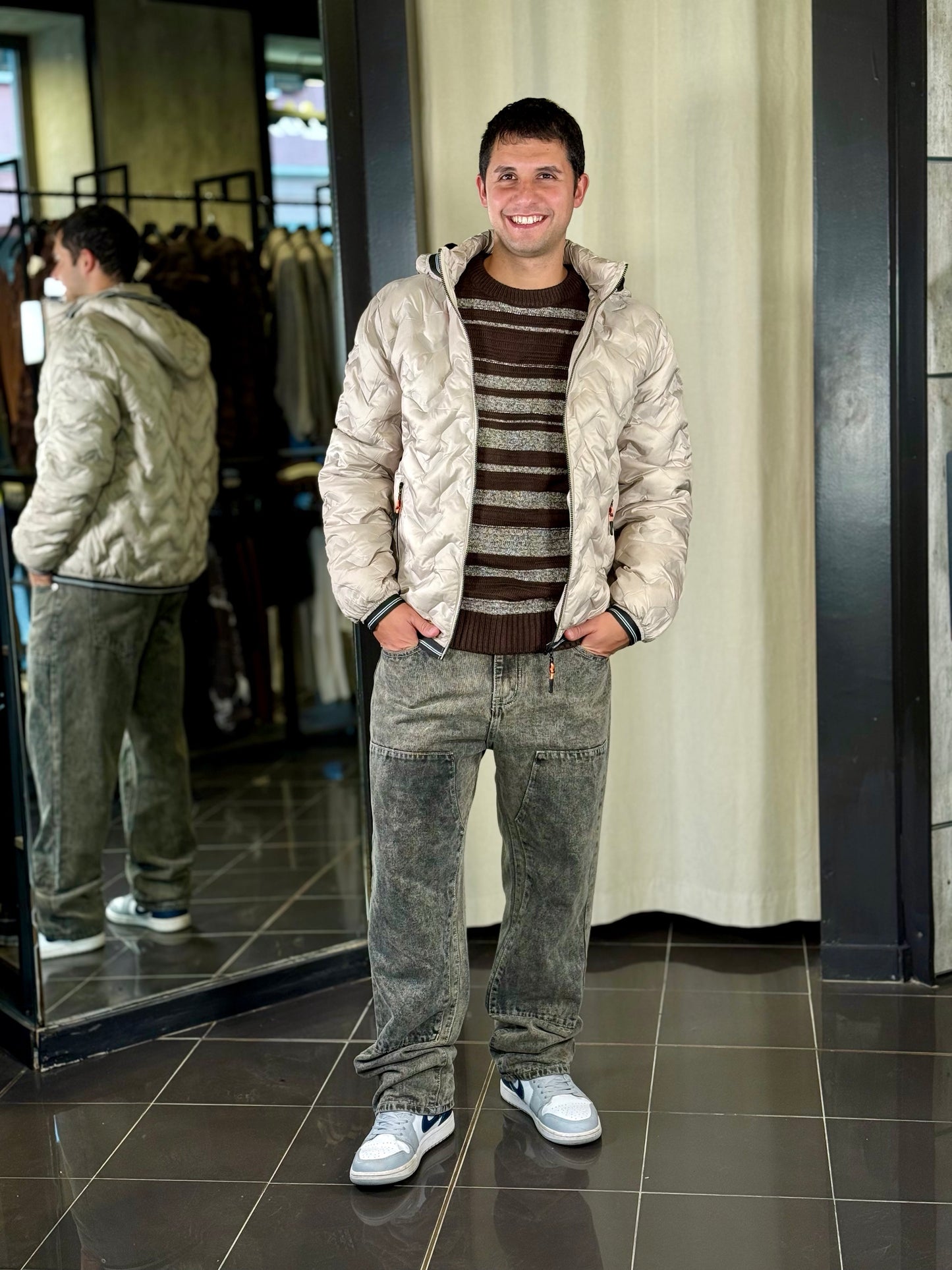Jeans baggy slavato 2098