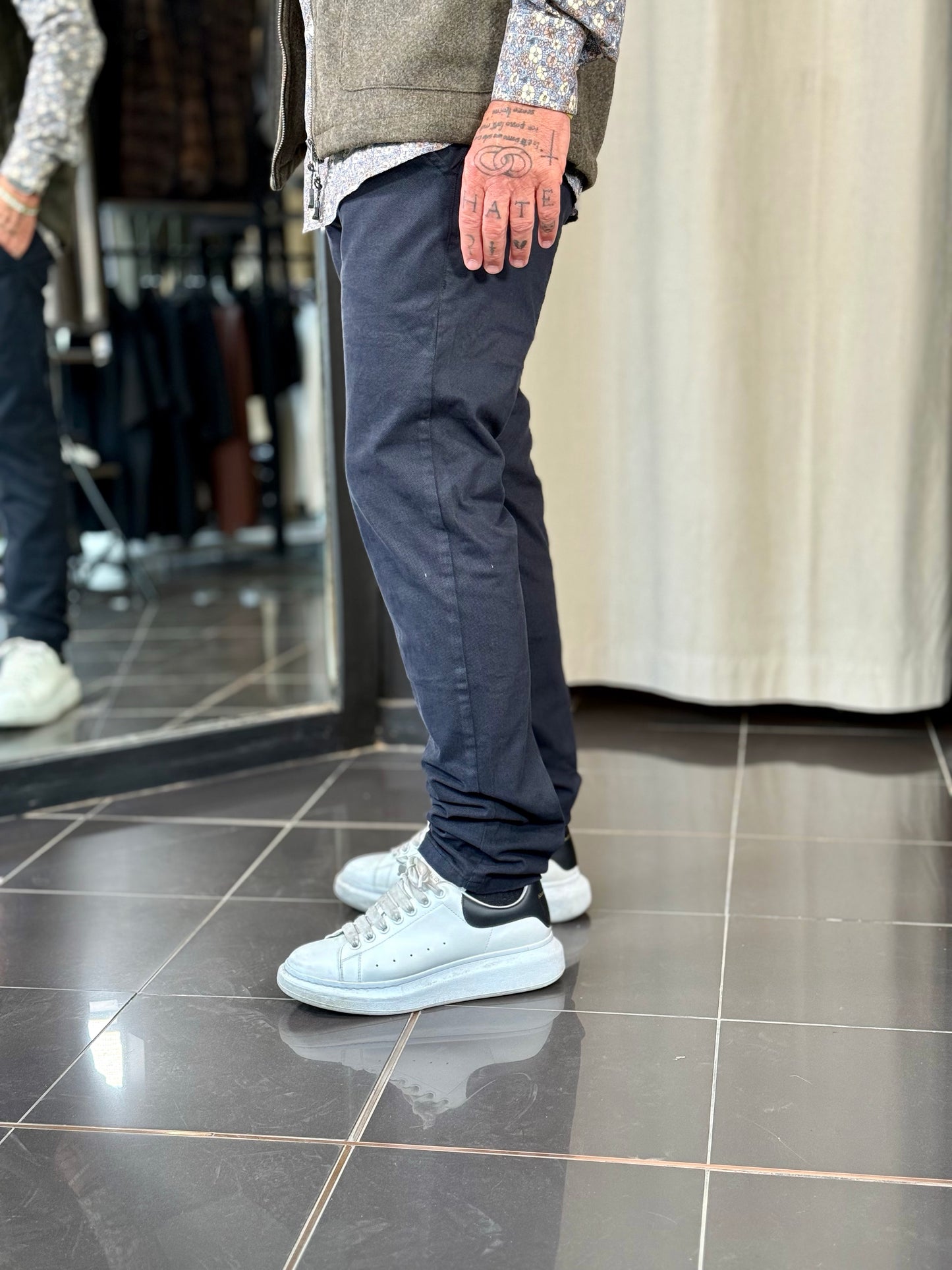 Pantalone blu Slim 2321