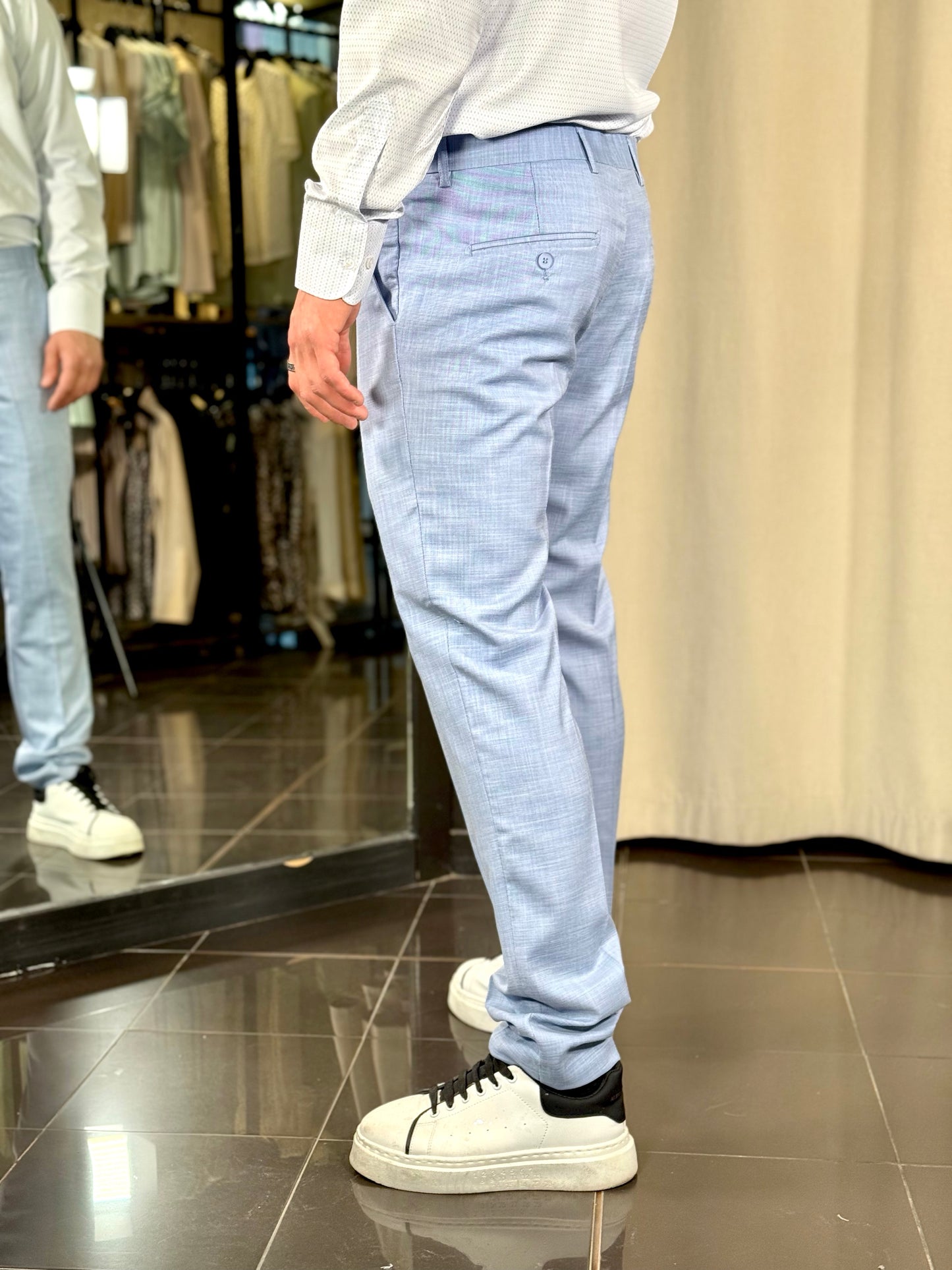 Abito (Pantalone + Giacca) azzurro 108