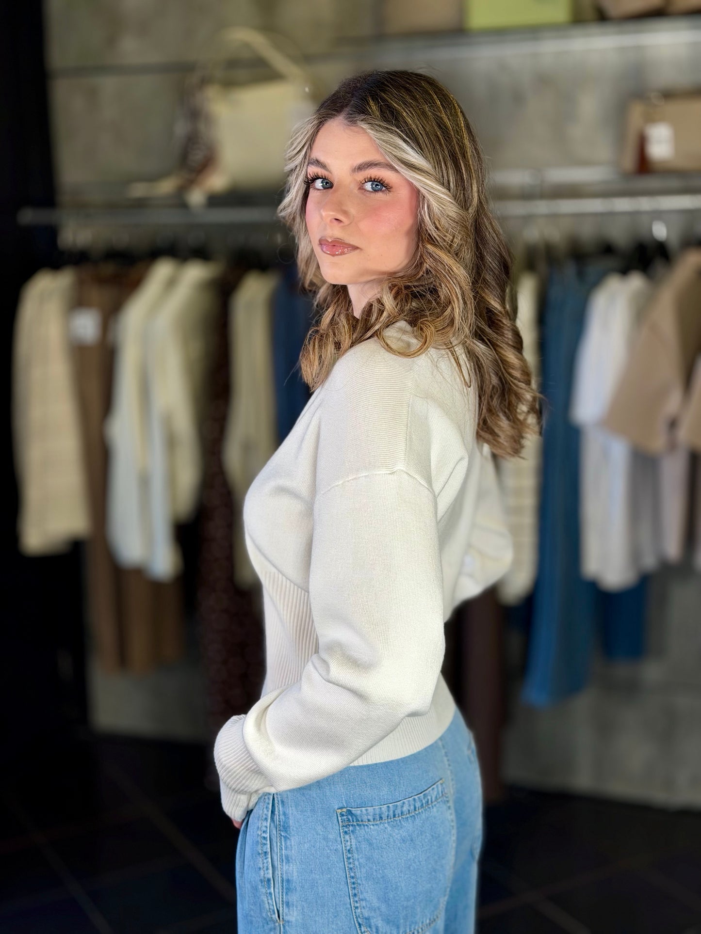 Cardigan bianco in taglia unica 2020