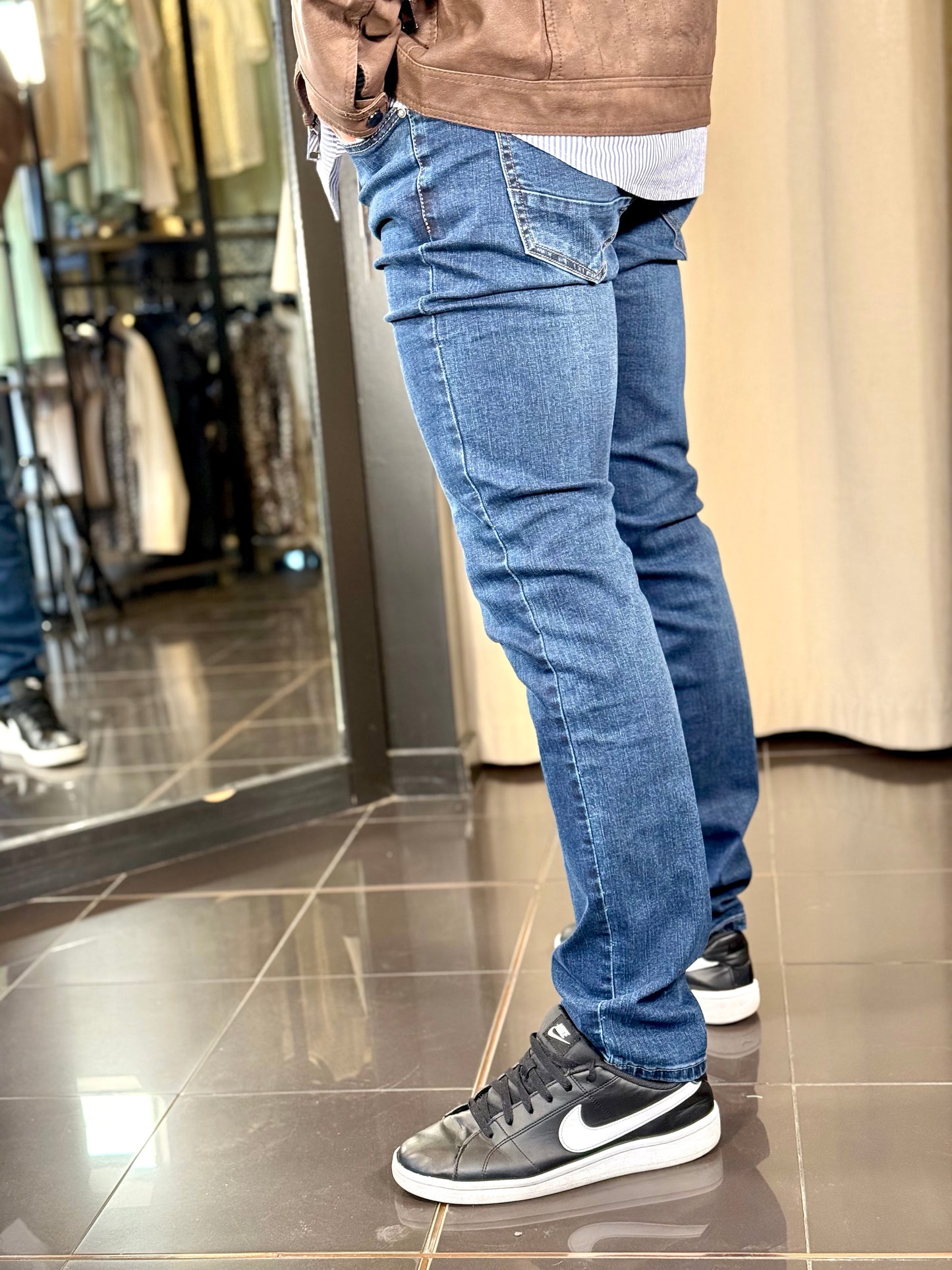 Jeans blu Slim 096