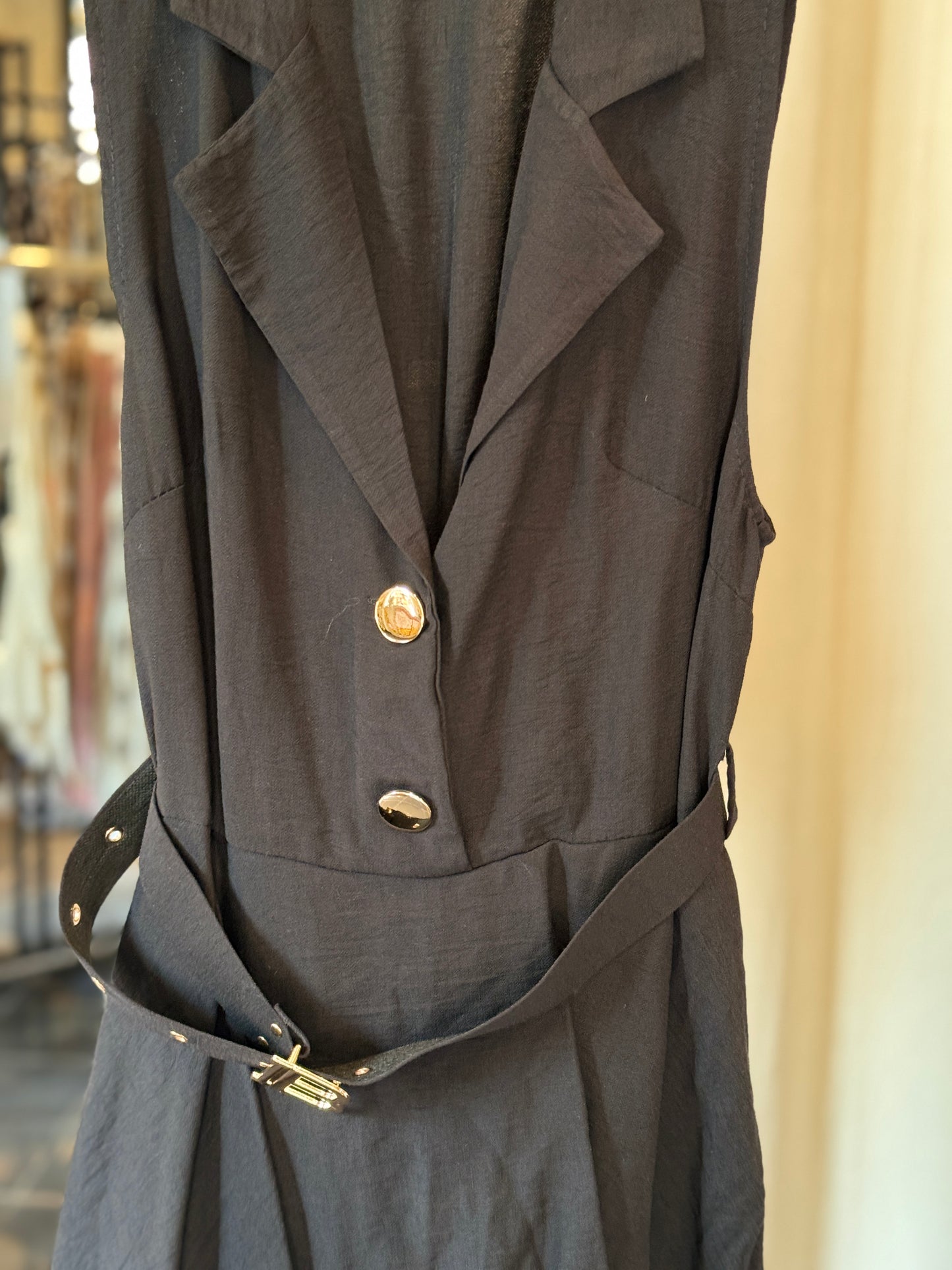 Abitino nero con sotto pantaloncino in taglia unica 2938
