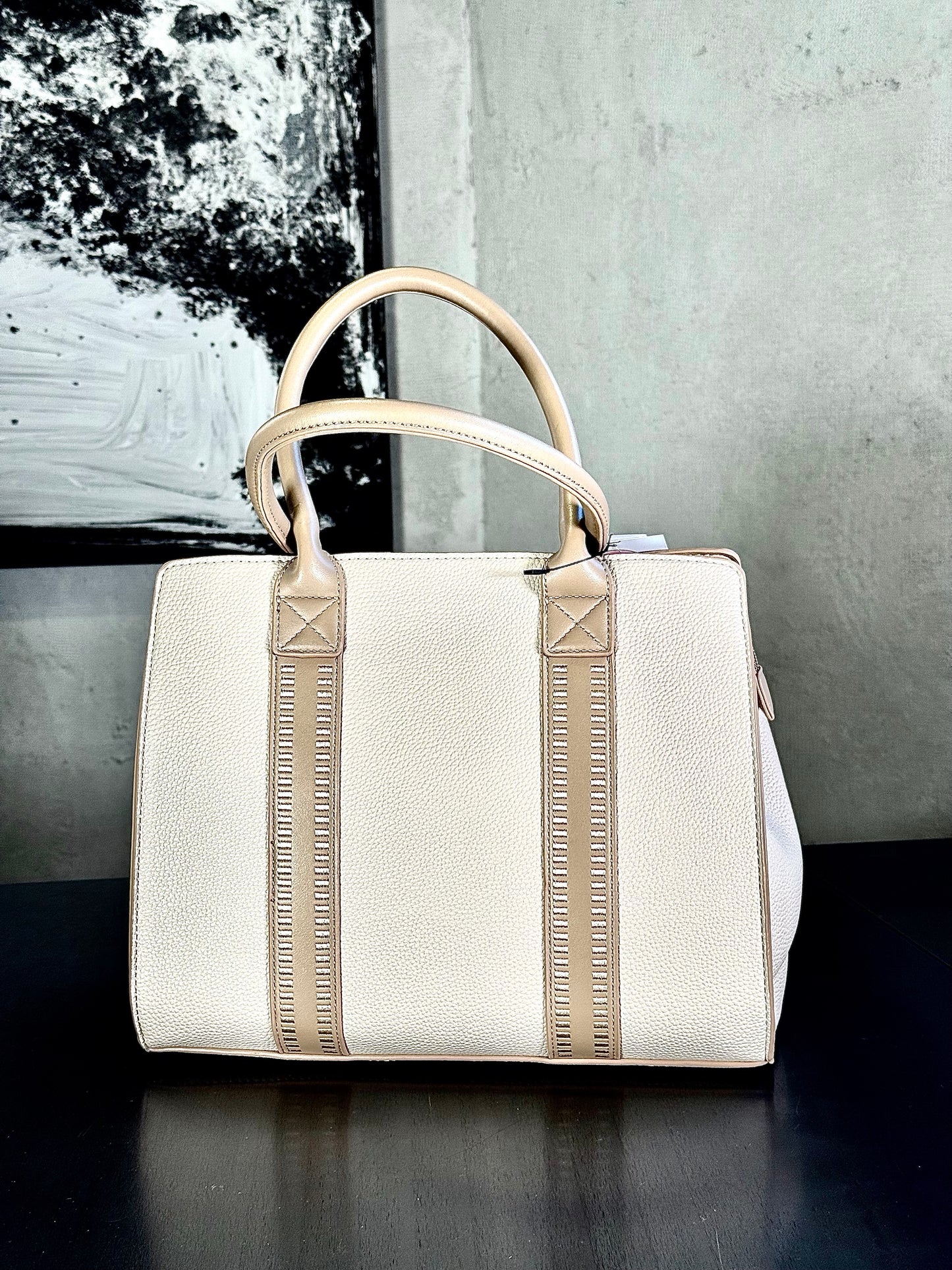 Maxi bag beige con tracolla all’interno 328