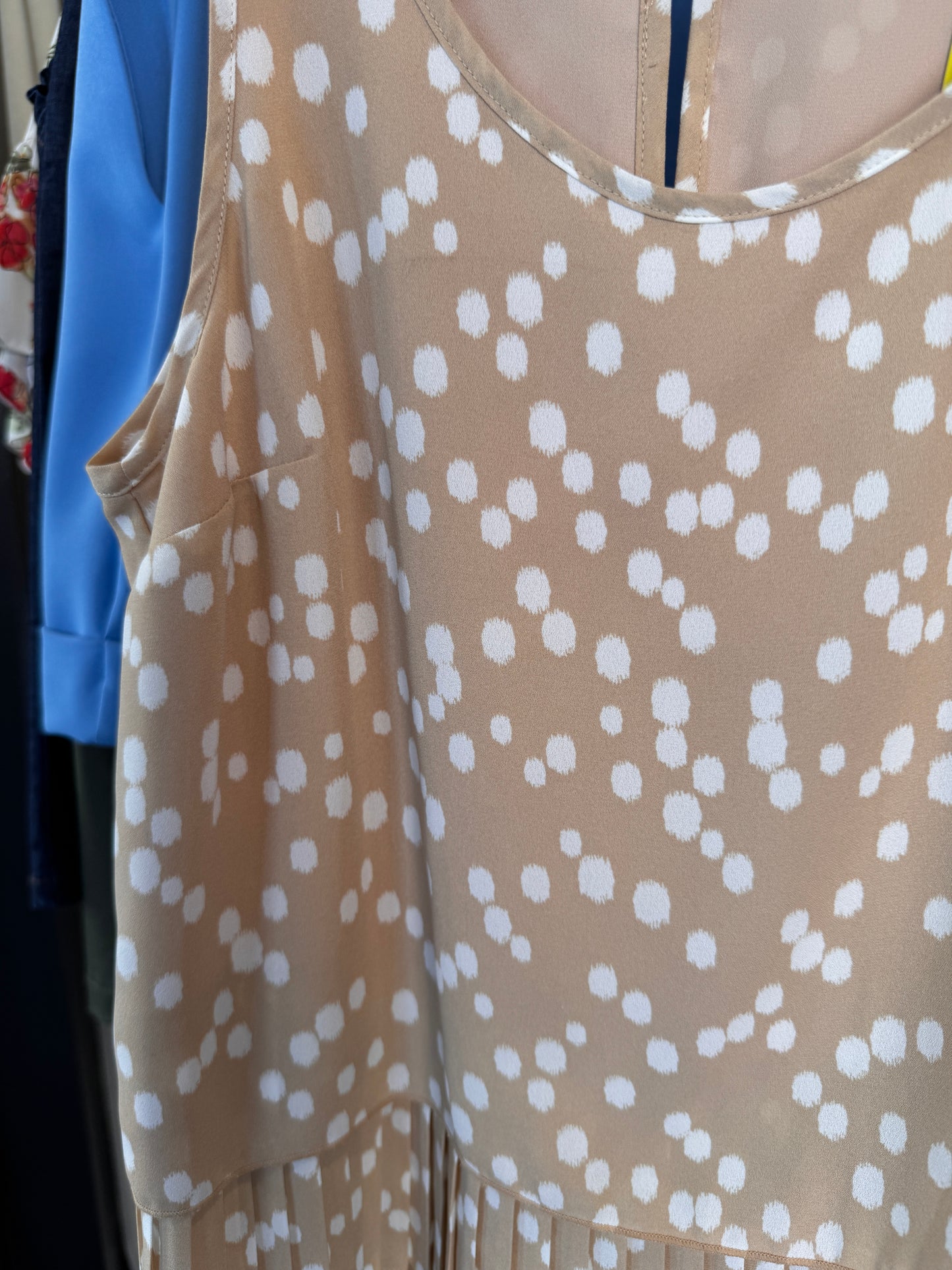 Top a pois beige 2648