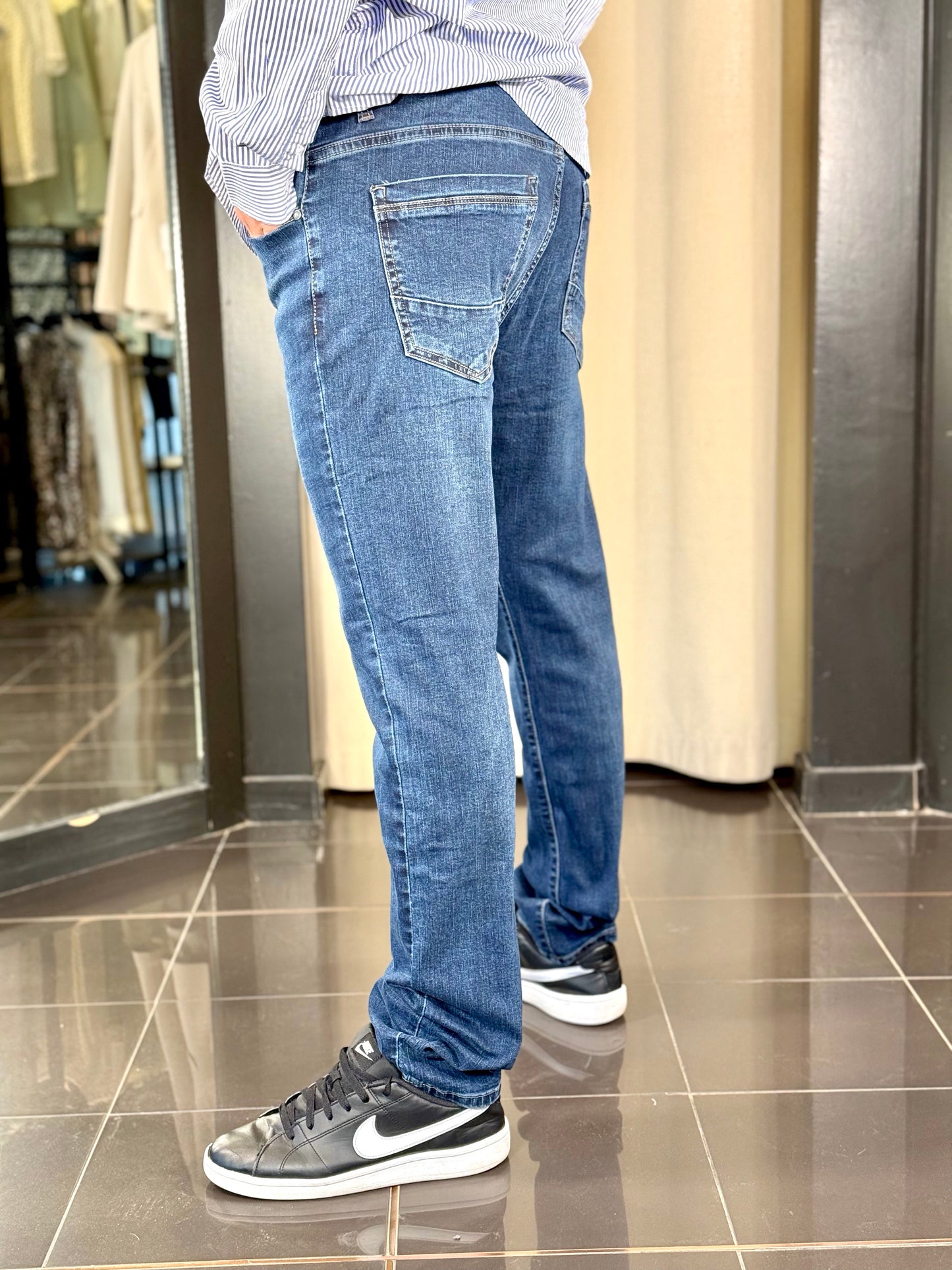 Jeans blu Slim 096