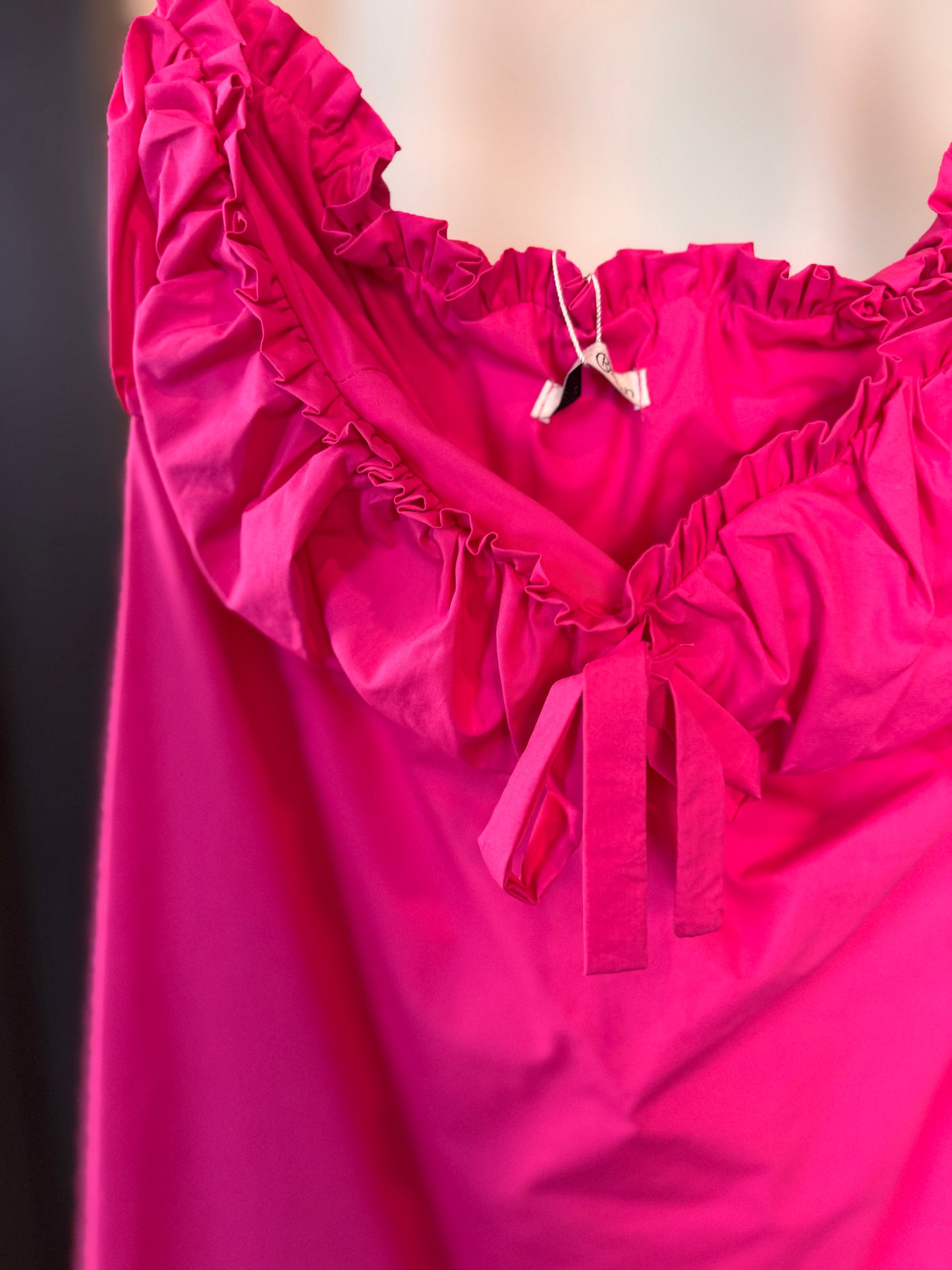 Abito tubino fucsia 2655