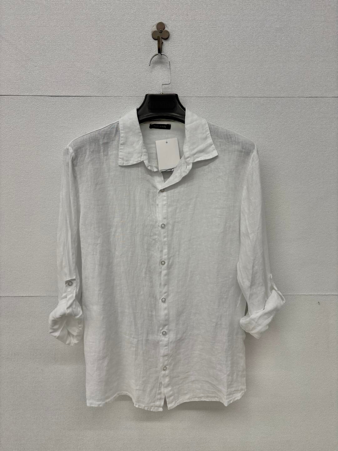Camicia in lino bianca 2459