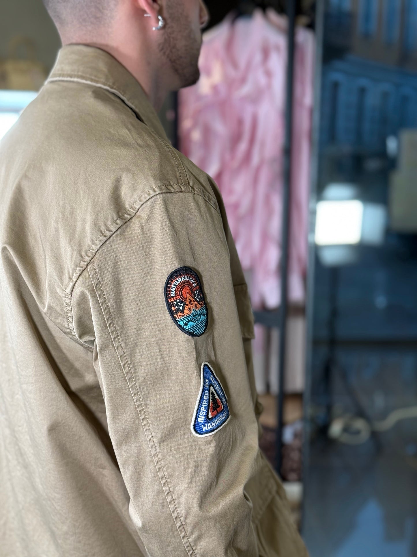 Sahariana kaki con patch 363