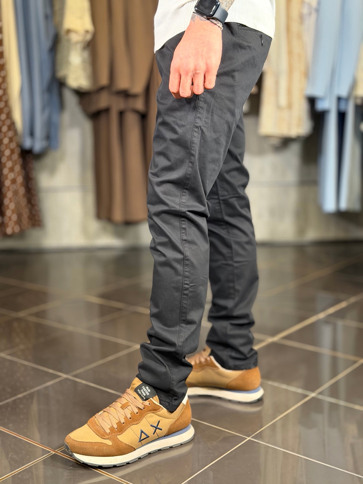 Pantalone Slim nero 2127