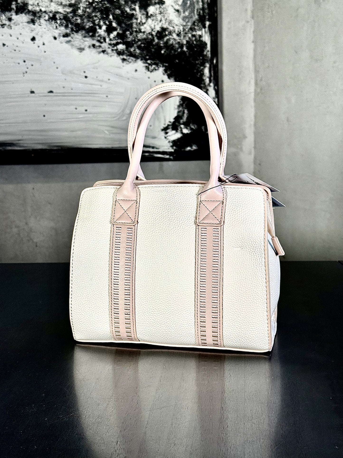 Mini bag rosa tenue con tracolla all’interno 338