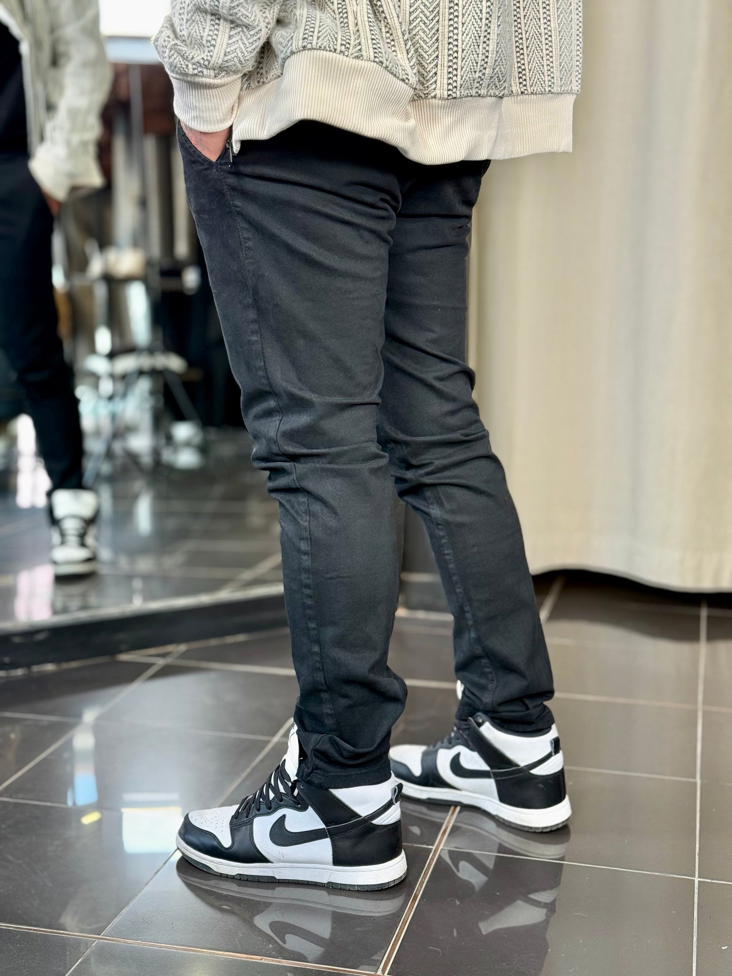 Pantalone Slim nero 2309