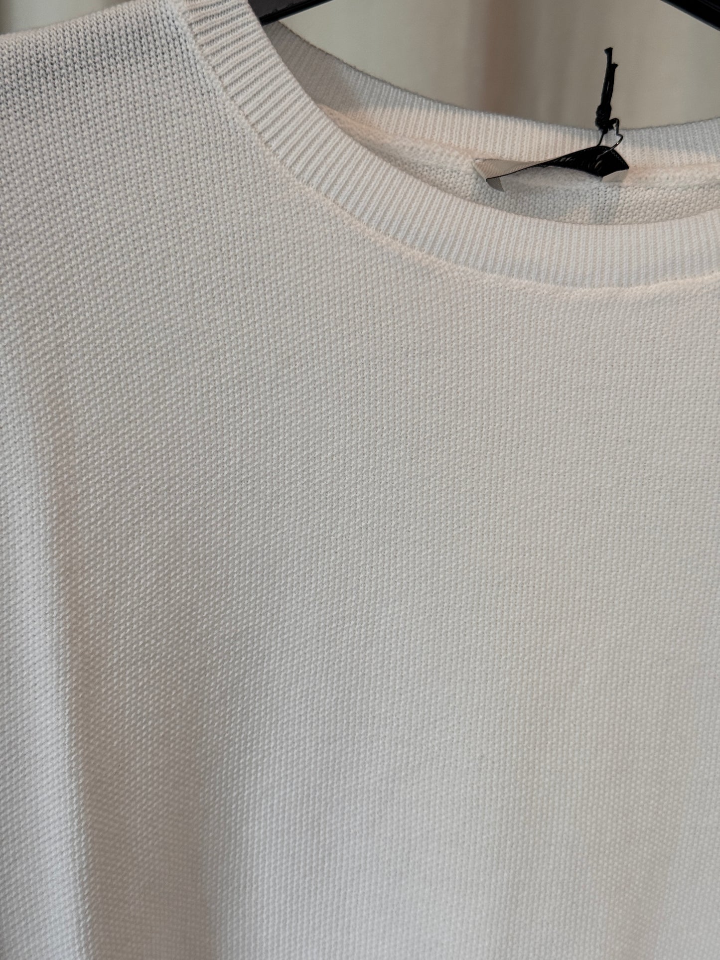 T-shirt in filo bianca 2830
