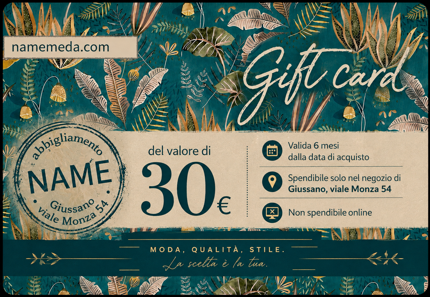 Giftcard 30€