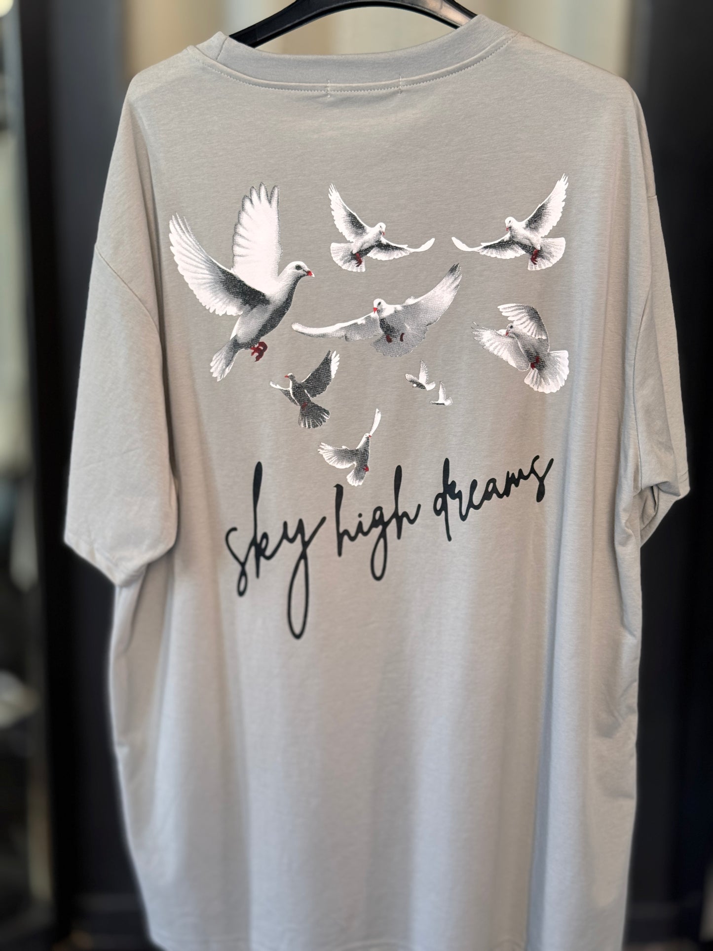 T-shirt oversize grigia 2626