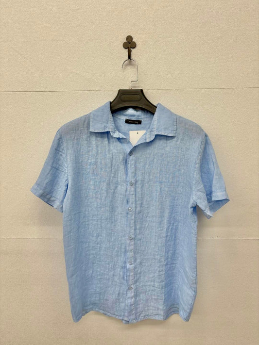 Camicia a maniche corte azzurra 2460
