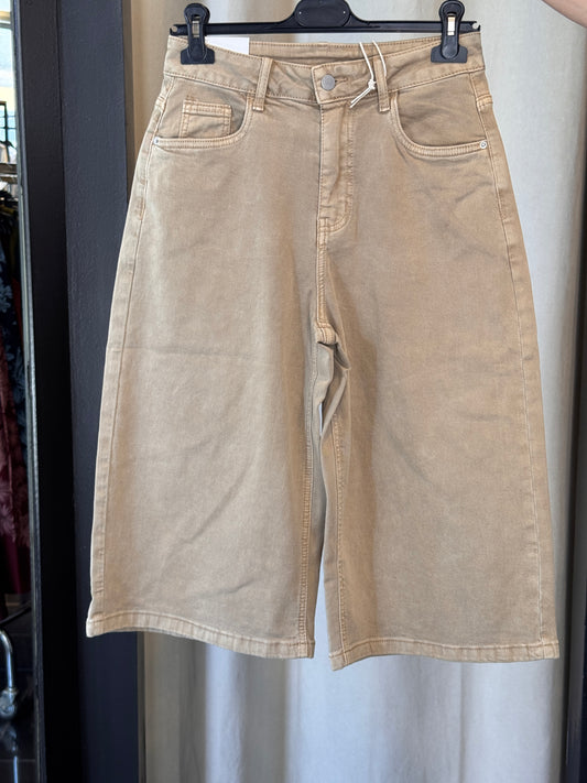 Gauchos beige in denim 2721