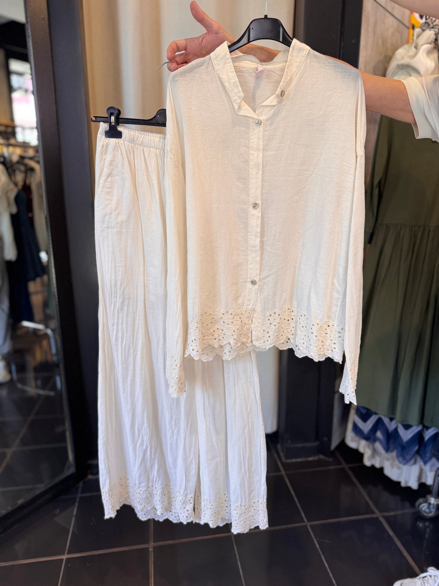 Completo sabbia (camicia + pantalone ) in taglia unica 2755