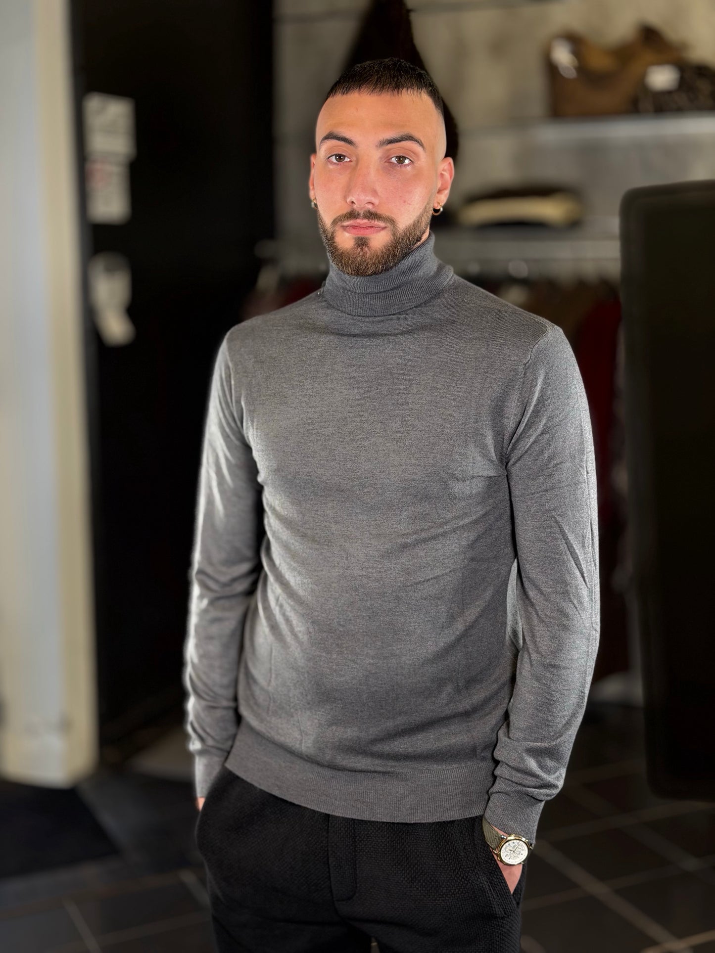 Dolcevita basico grigio 2489