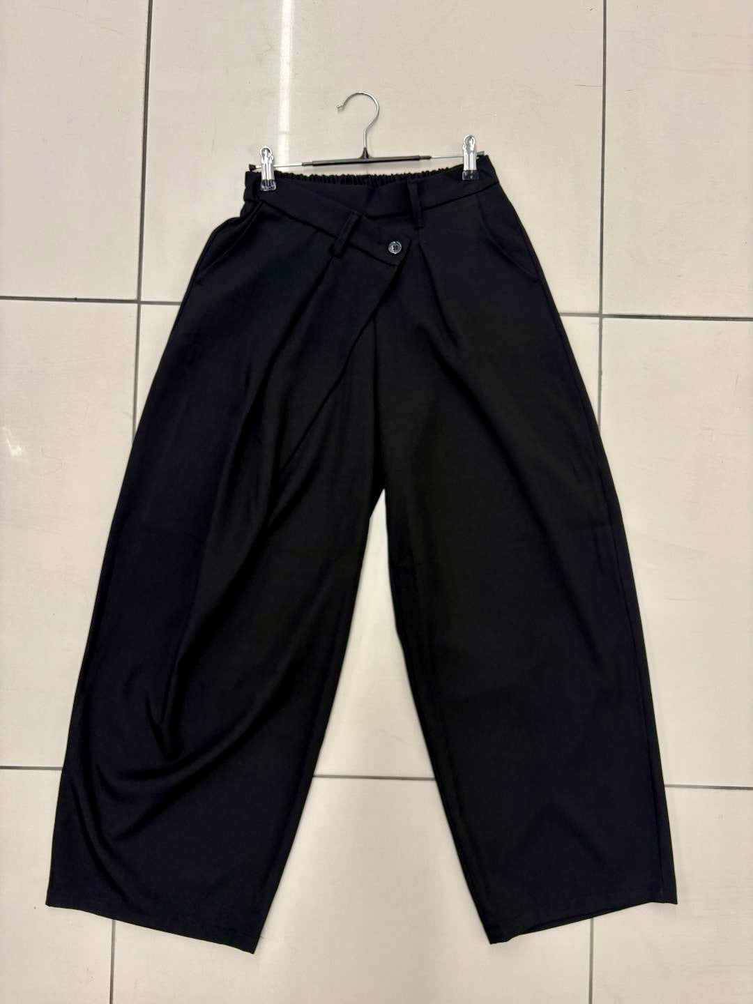 Pantalone baggy nero 2349