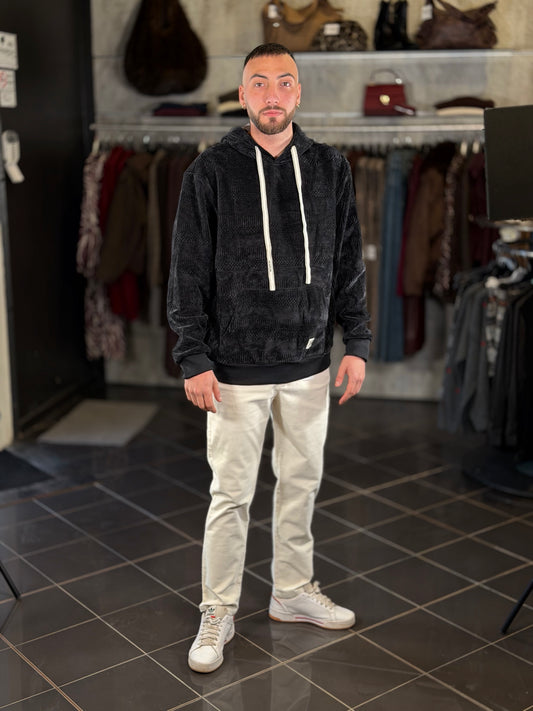 Pantalone velluto a coste bianco 2512