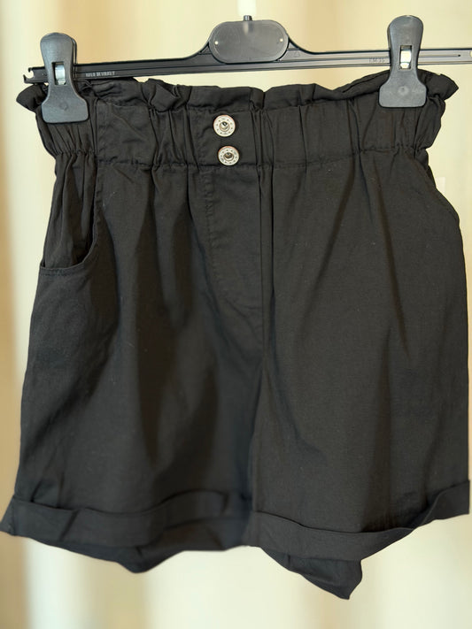Shorts nero in taglia unica 2550