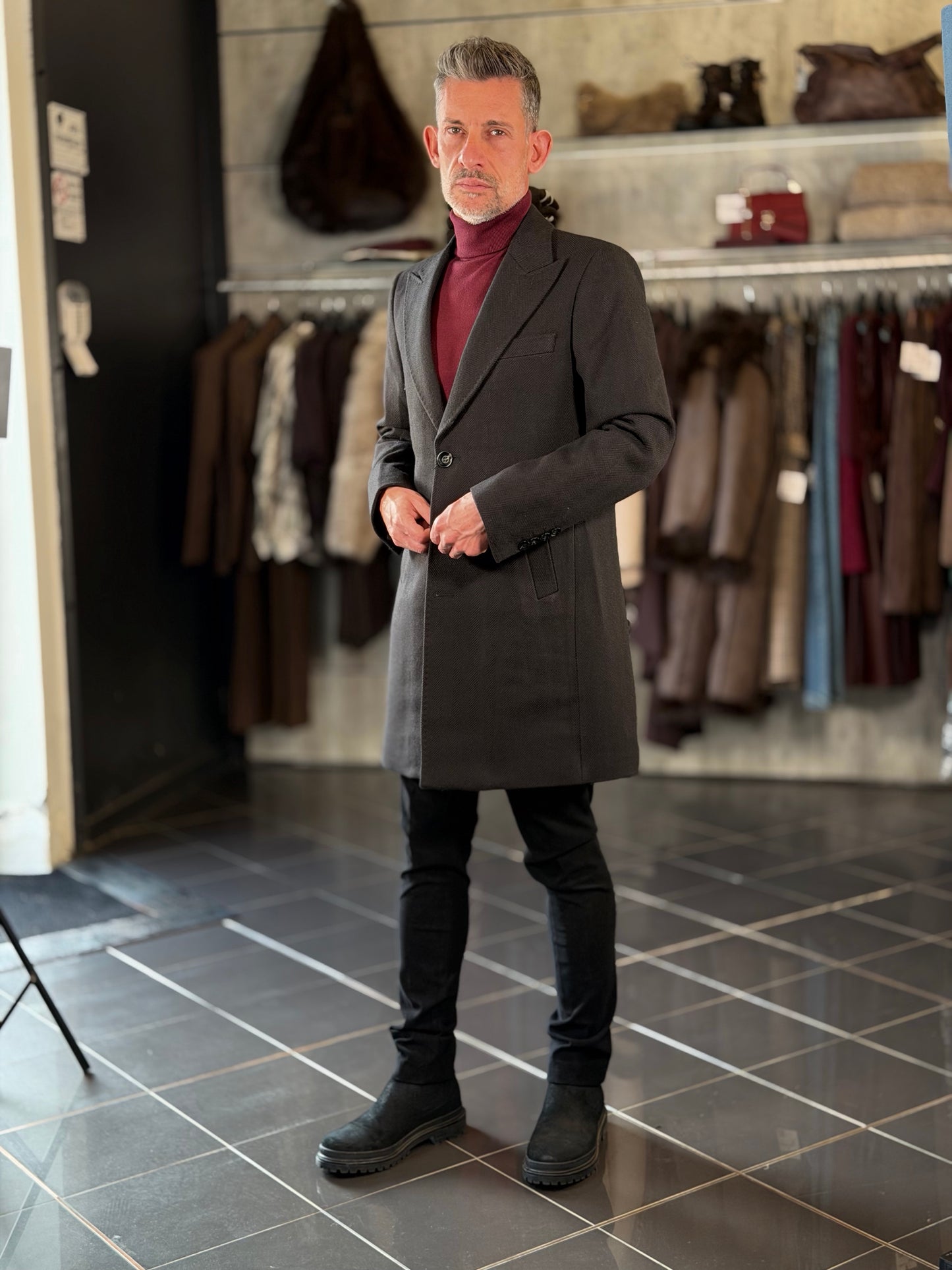 Cappotto nero 2579