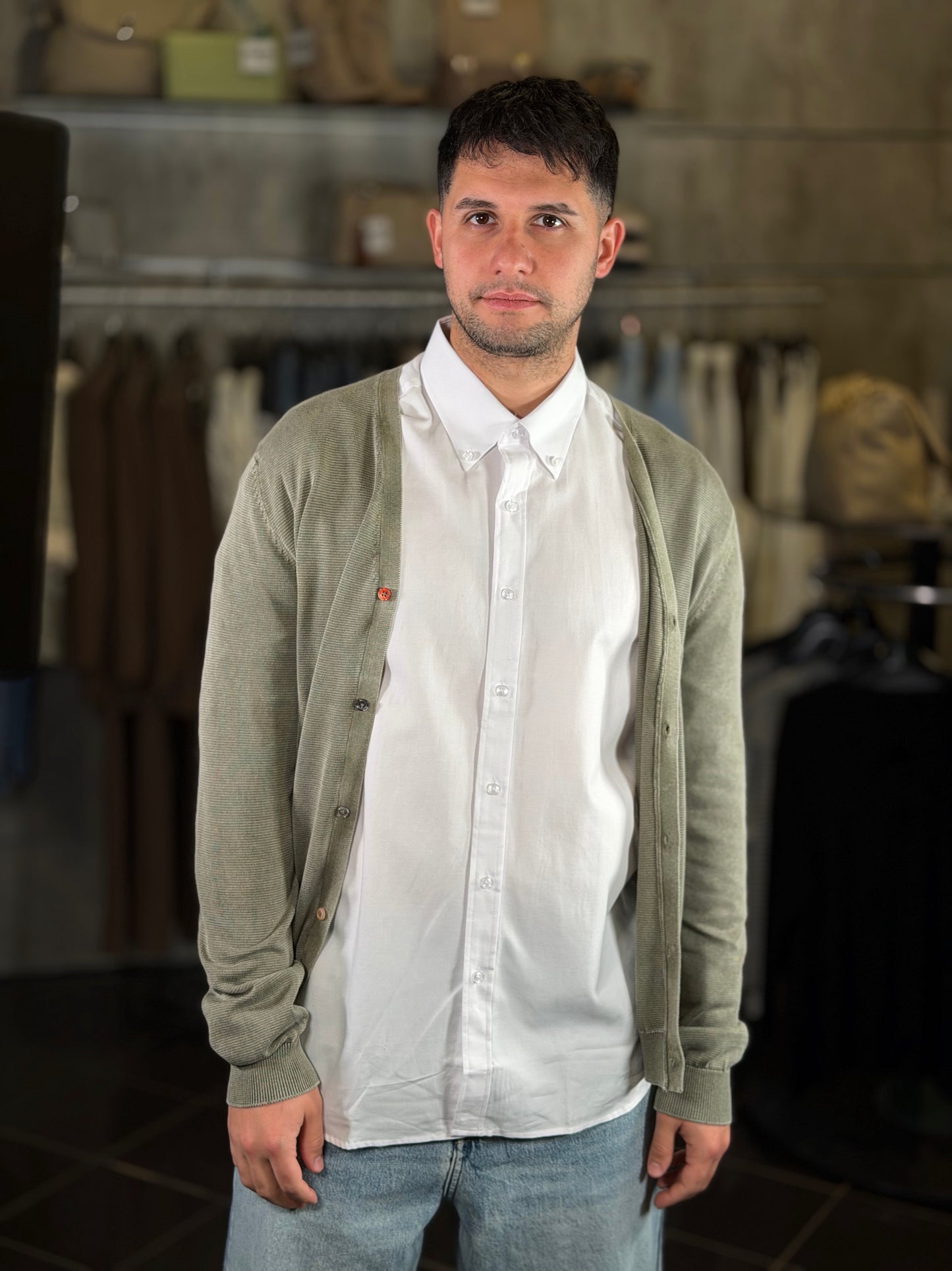 Cardigan verde 2148