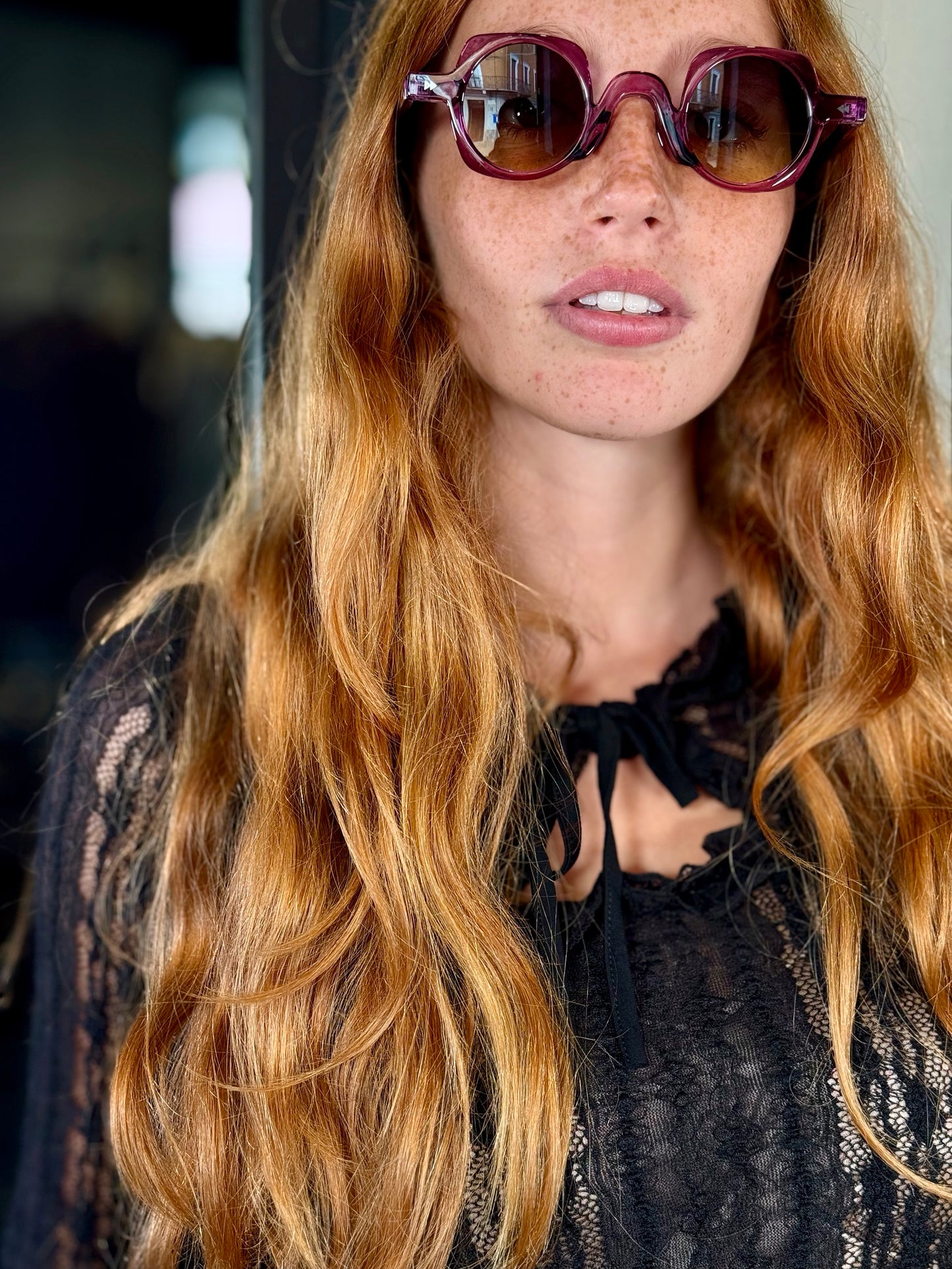 Top in pizzo nero con bolerino in pizzo nero in taglia unica 2213