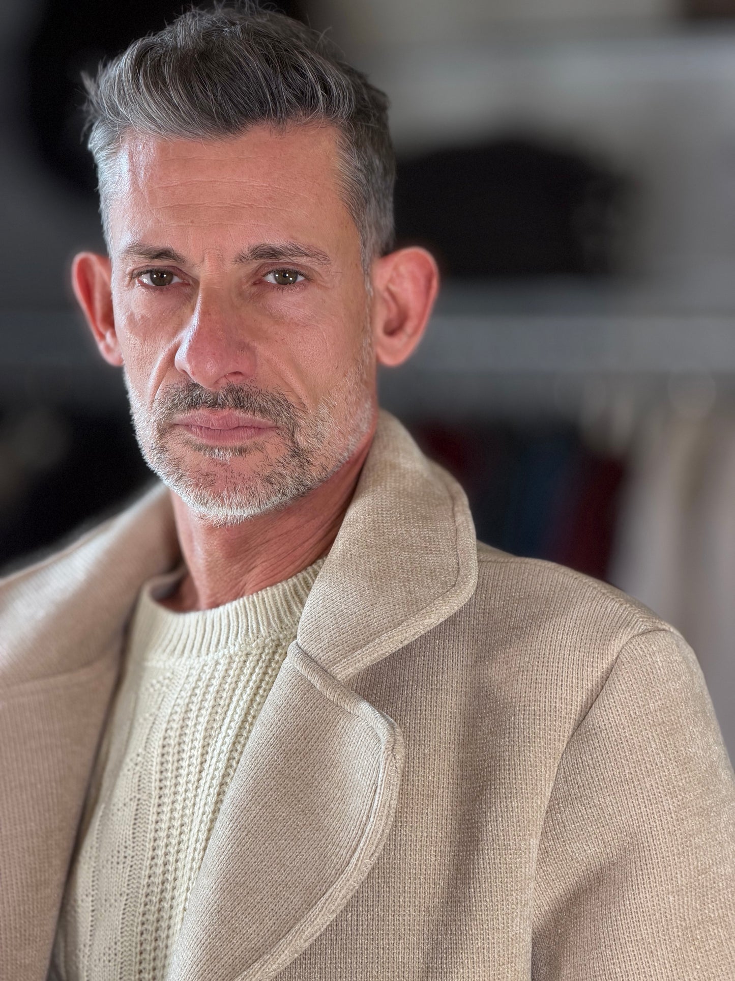 Cappotto doppiopetto beige 2569