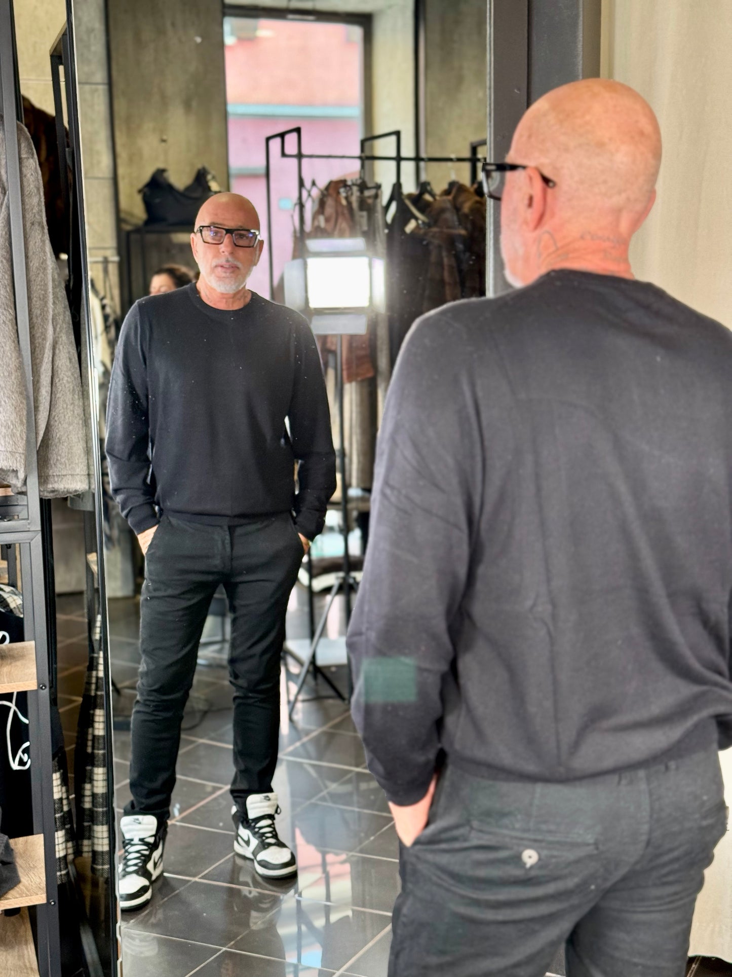 Maglioncino girocollo nero 2359