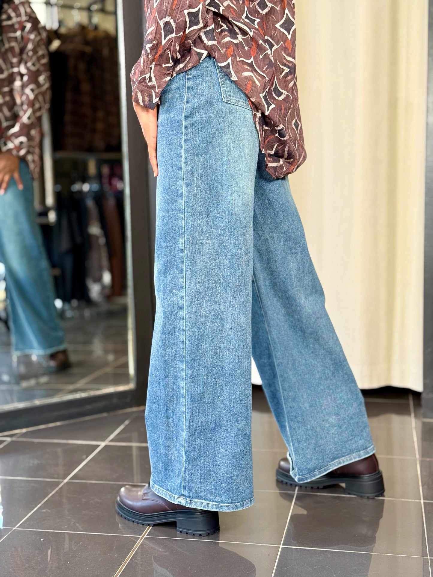 Jeans a palazzo 2041