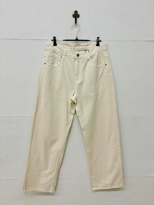 Jeans bianco baggy 2696