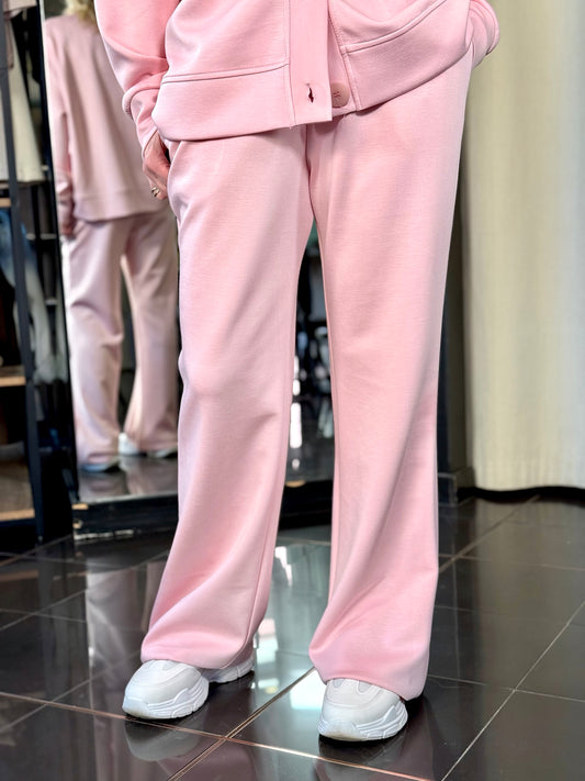 Pantalone tuta rosa a palazzo in taglia unica 202