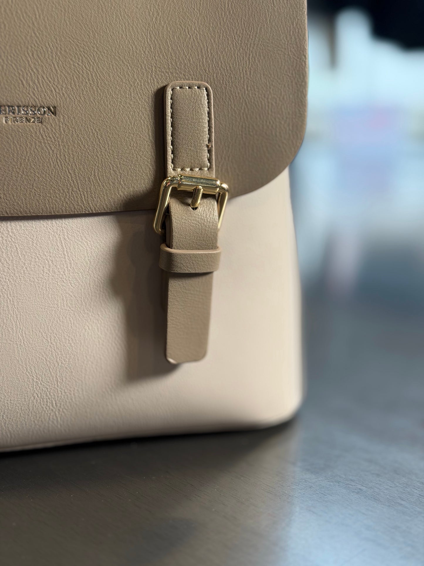 Zaino in similpelle grigio 2075