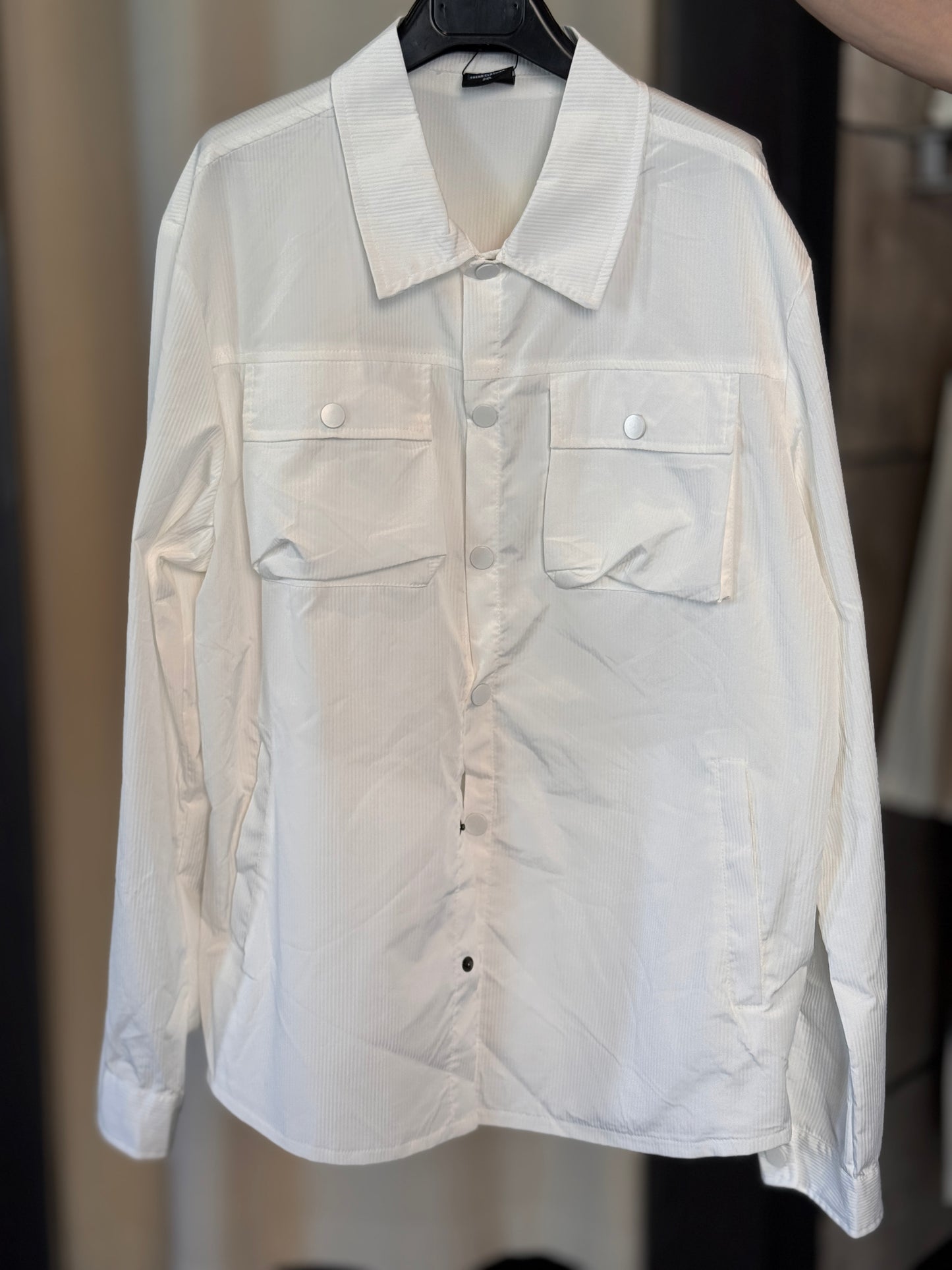 Camicia bianca in nylon 2610