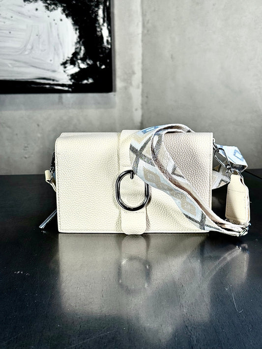 Mini bag a tracolla sabbia 341