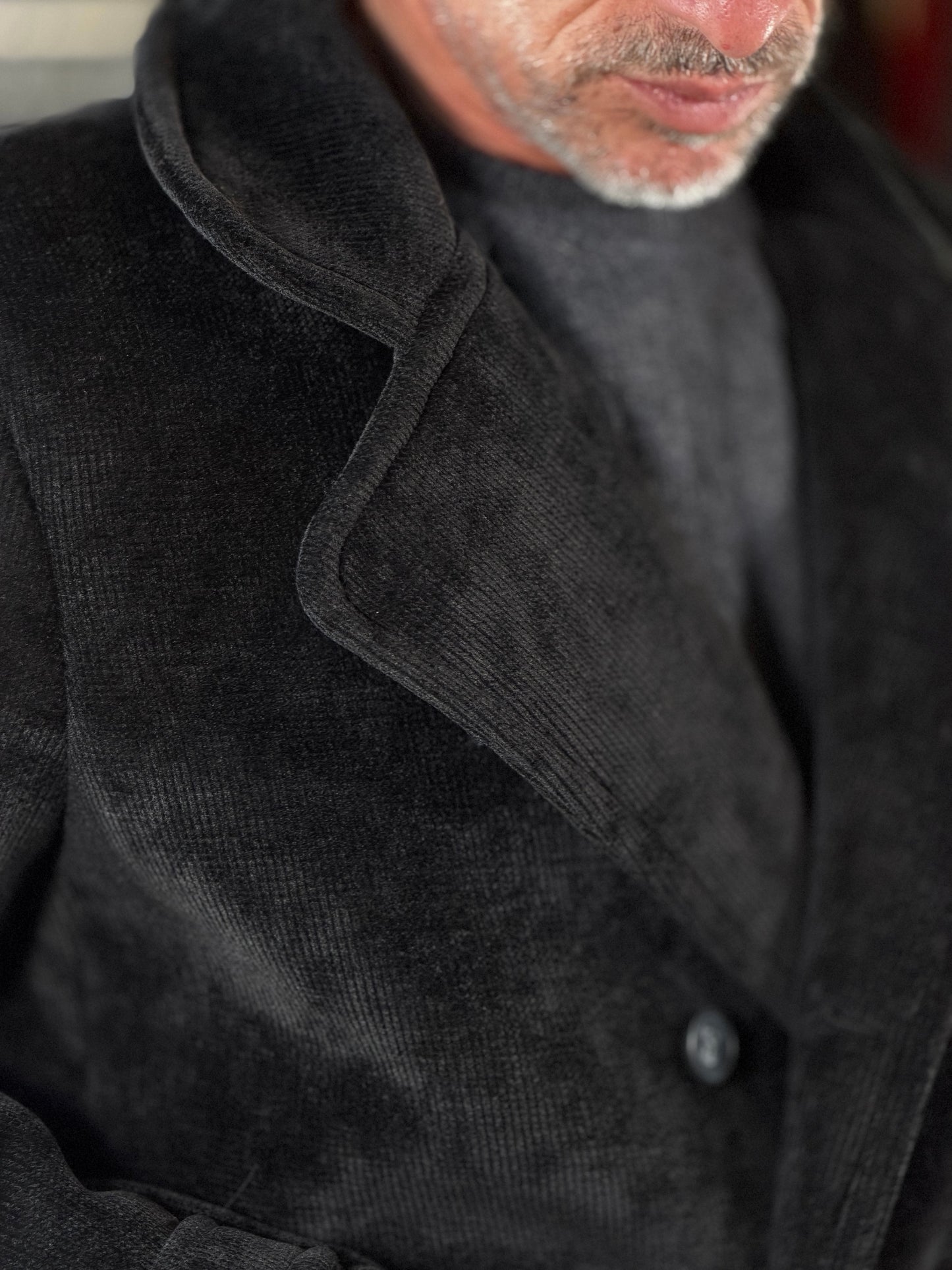 Cappotto doppiopetto nero 2570