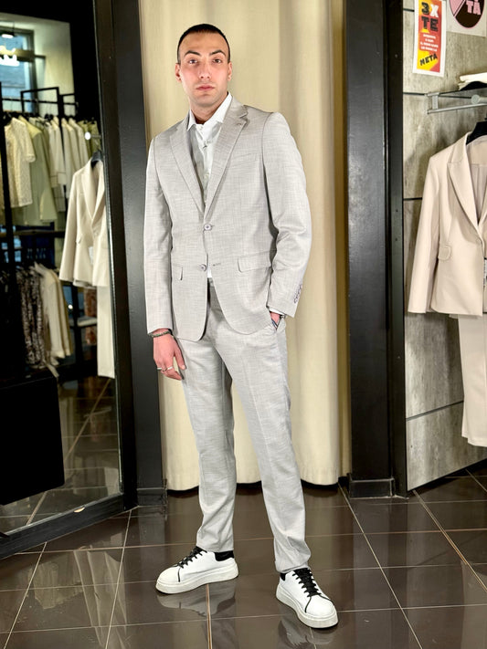 Abito (Pantalone + Giacca) grigio 105