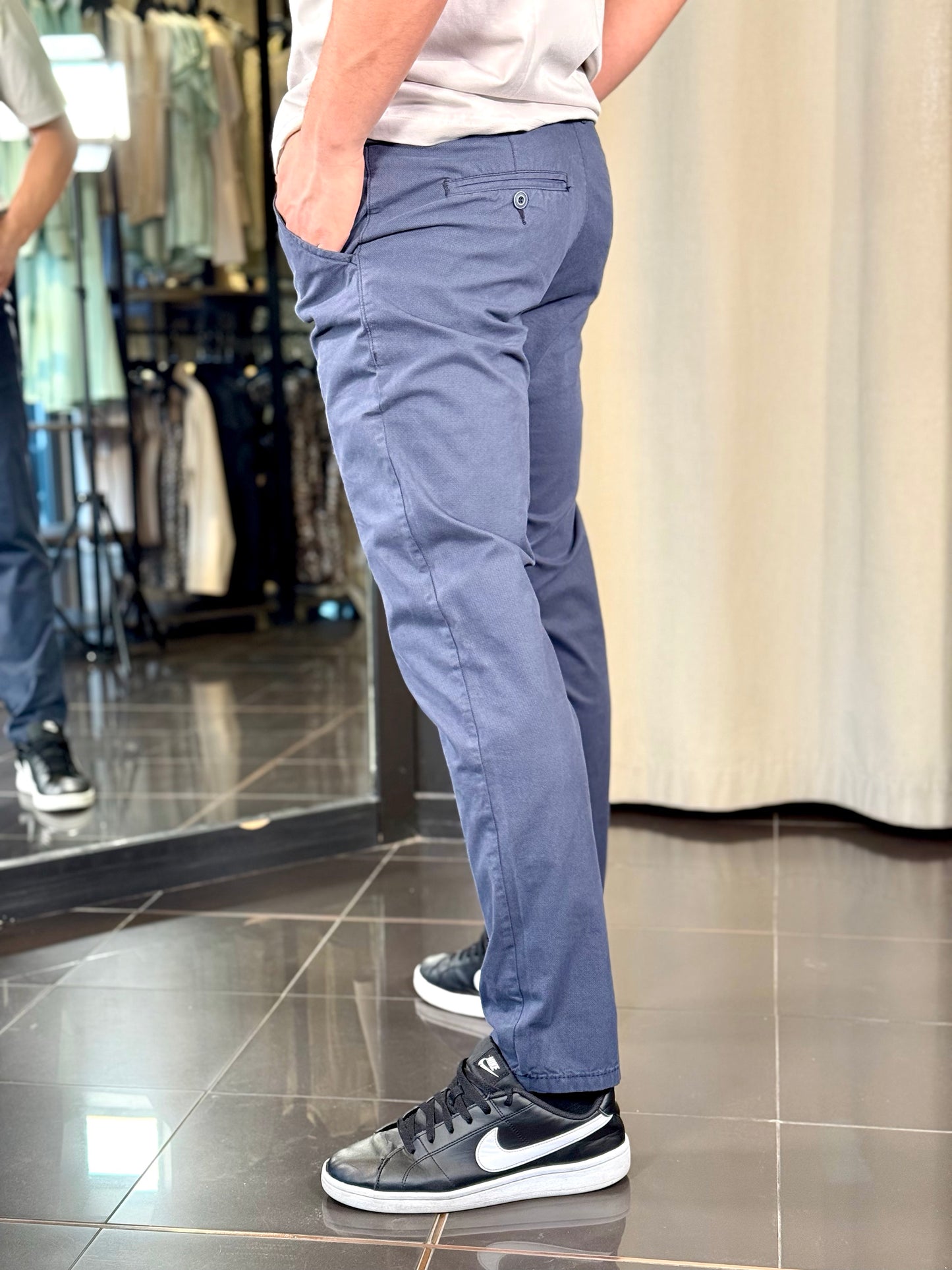 Pantalone Slim blu 178