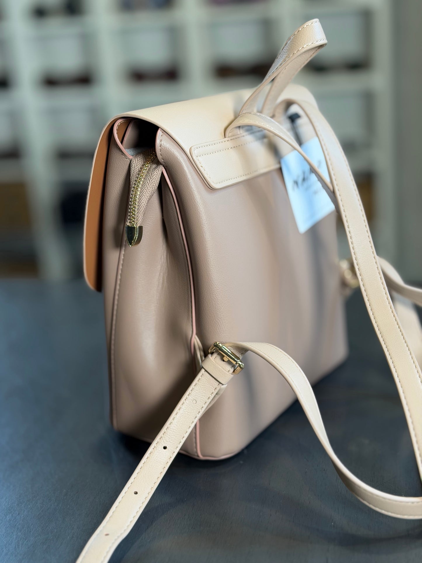 Zaino in similpelle beige 2074
