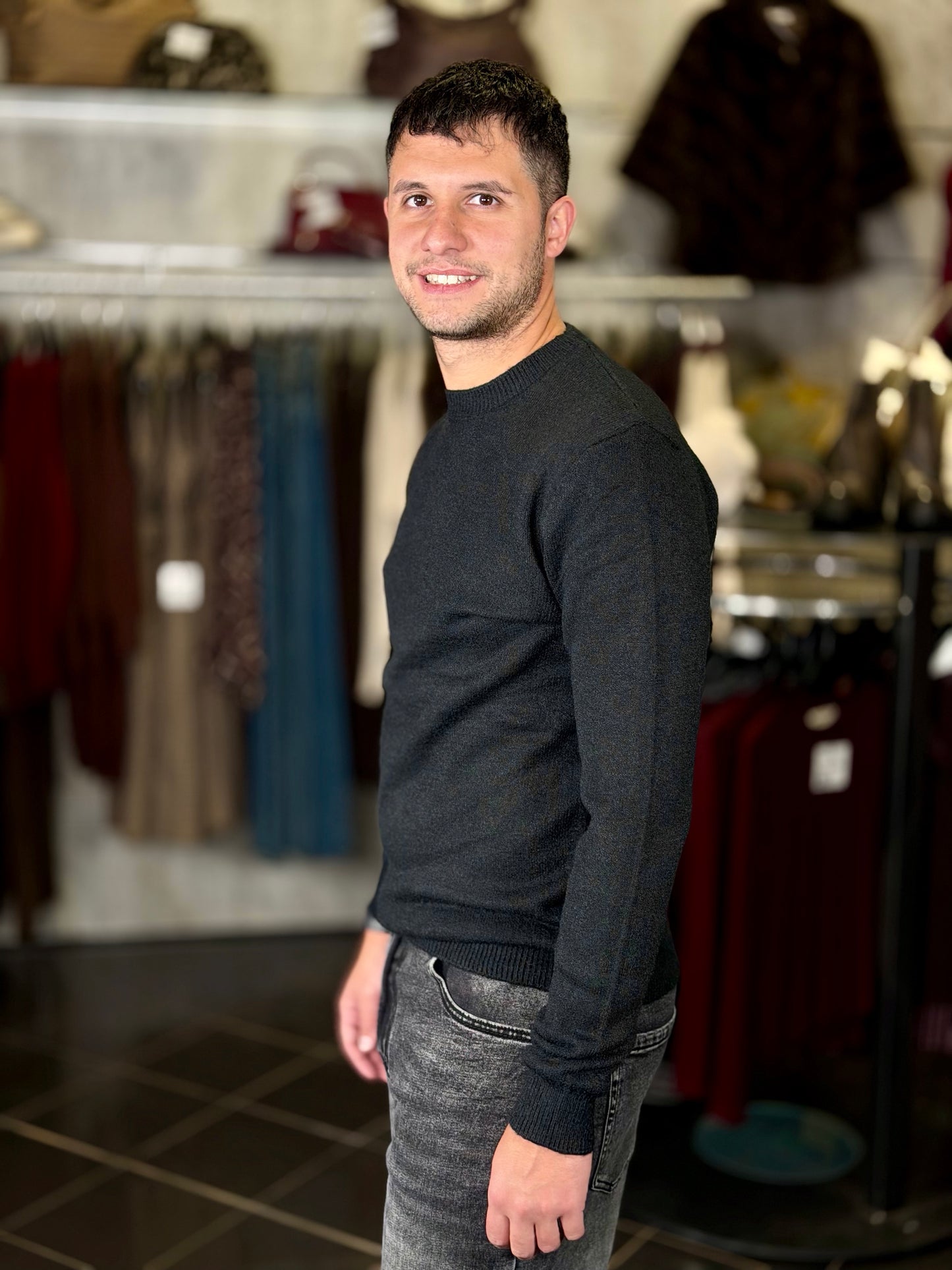 Maglione nero 2293