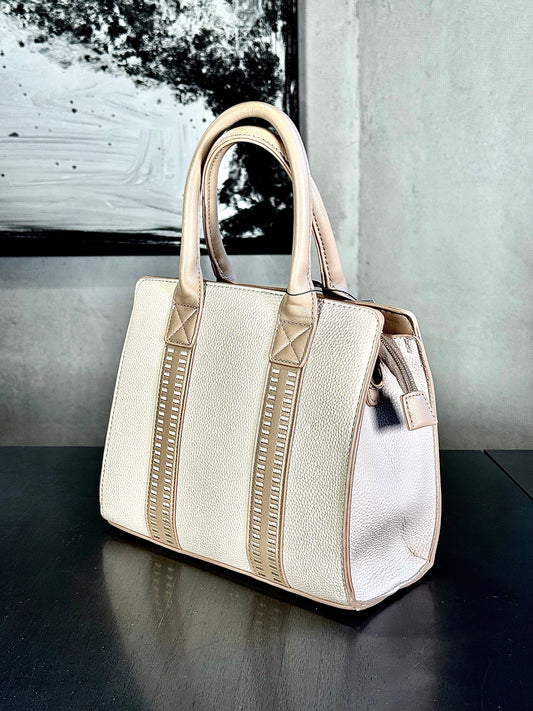 Mini bag beige con tracolla all’interno 329