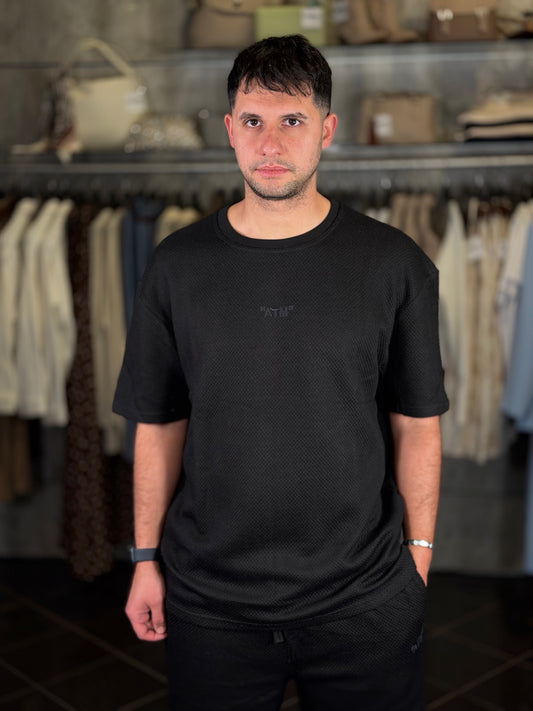 Completo (t-shirt + bermuda) nero 2149