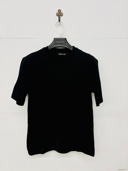 T-shirt oversize nera basica 2703